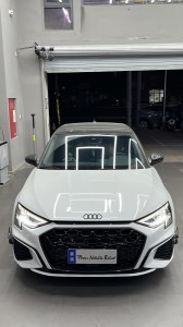 S3 RS3 style car grille for Audi A3 S3 8Y front hood grille with bracket