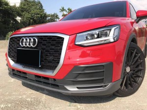 SQ2 RSQ2 front bumper grille for Audi Q2 Q2L 2018-2020 center honeycomb grill quattro