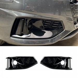 RS4 fog light grill for Audi A4 Original Sline car ABS honeycomb fog grille 20-23