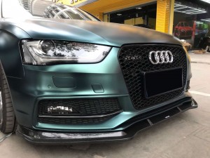 Upgrade Audin Rss Rs4 Style pito i luma Grille Herx Mesh Honeycum Hood Boall Barll Fetaui As4 B8.5