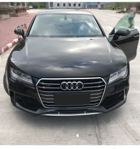RS7 auto front grille for Audi A7 S7 C7.5 ABS material honeycomb car grill