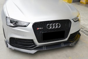 RS5 style front bumper grill for Audi A5 S5 B8.5 honeycomb grill RS frame quattro
