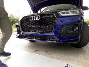 RSQ5 SQ5 style grill for Audi Q5 SQ5 B9 honeycomb front grille