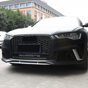 Audi A6/S6 C7.5 PA RS6 Style Front Bumper Grille (2016-2018 Quattro Version)