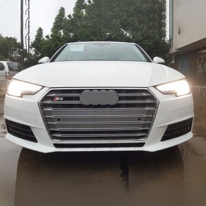 S4 RS4 car grill for Audi A4 S4 B9 honeycomb front bumper grille facelift auto grills