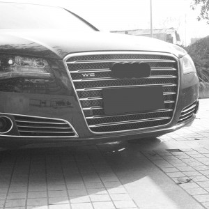 A8 A8L D5 modification grille change to W12 front bumper grill