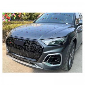 RSQ5 SQ5 front honeycomb radiator grill for Audi Q5 SQ5 2022-2025 mesh bumper grille
