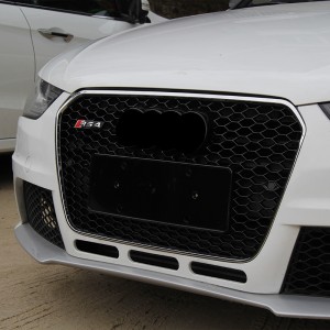 Upgrade Audin Rss Rs4 Style pito i luma Grille Herx Mesh Honeycum Hood Boall Barll Fetaui As4 B8.5