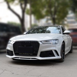 Audi A6/S6 C7.5 PA RS6 Style Front Bumper Grille (2016-2018 Quattro Version)