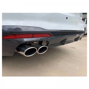 Audi S4 rear diffuser pipe for Audi A4L S line 20-24