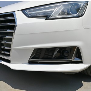 S4 honeycomb Fog lamp grill for Audi A4 With ACC Holes 17-19