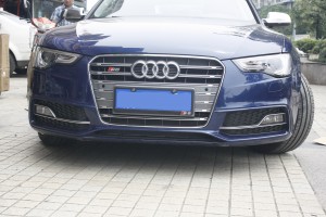 RS5 style front bumper grill for Audi A5 S5 B8.5 honeycomb grill RS frame quattro