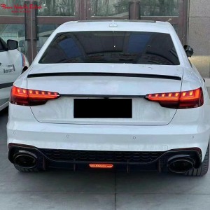 Audi A4L Sline upgrade to R style rear diffuser pipe 20-24