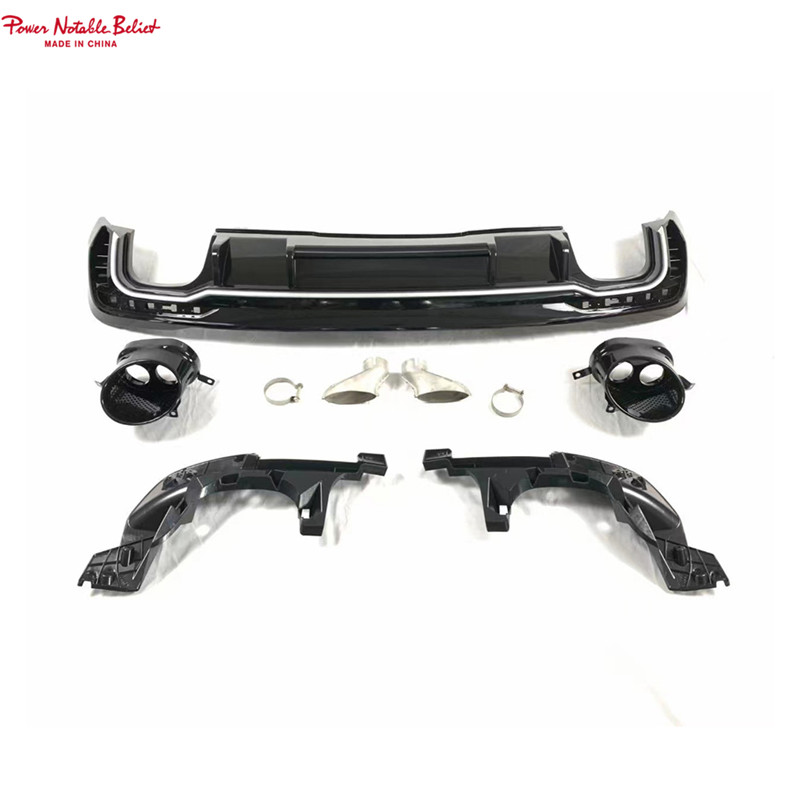 Audi RS4 rear bumper diffuser pipe for Audi A4 allroad 20-24