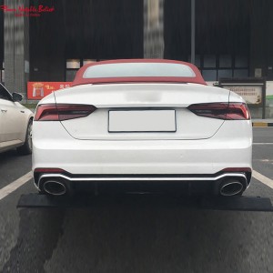 Audi RS5 B9 rear bumper with pipe for audi A5 S5 b9 2017-2019