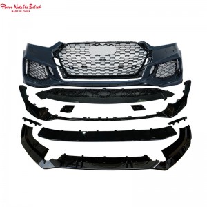 Audi RS5 B9 style body kits front bumper with front grill and lip for A5 2017-2019