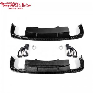 Audi S4 rear diffuser pipe for Audi A4L S line 20-24