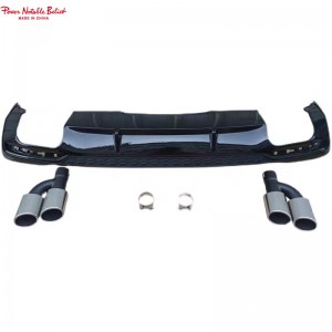 Audi S4 rear diffuser pipe for Audi A4L S line 20-24