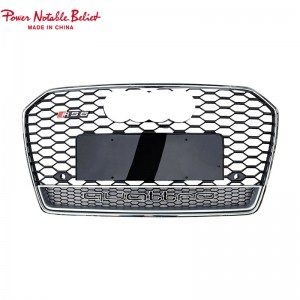 Audi A6/S6 C7.5 PA RS6 Style Front Bumper Grille (2016-2018 Quattro Version)