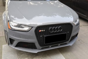 Upgrade Audin Rss Rs4 Style pito i luma Grille Herx Mesh Honeycum Hood Boall Barll Fetaui As4 B8.5