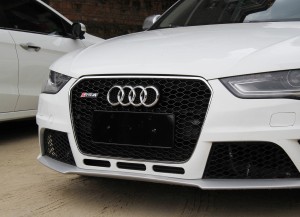 Upgrade Audin Rss Rs4 Style pito i luma Grille Herx Mesh Honeycum Hood Boall Barll Fetaui As4 B8.5