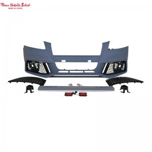 RS3 Auto Body kit For Audi A3 S3 8P bumper with grill front lip Sedan Hatchback