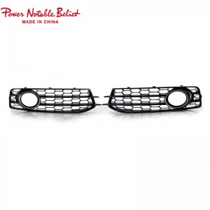 RS3 Led Fog lamp cover honeycomb Grills for audi A3 8P 2007-2012