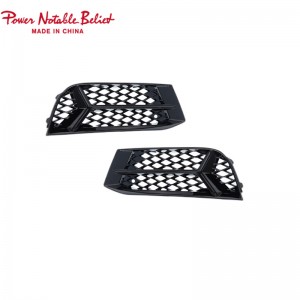 RS3 fog lamp grill for Audi A3 S-line or S3 Honeycomb style Sedan Hatchback 17-19