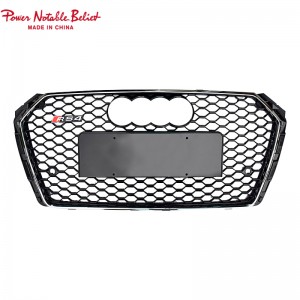 S4 RS4 car grill for Audi A4 S4 B9 honeycomb front bumper grille facelift auto grills