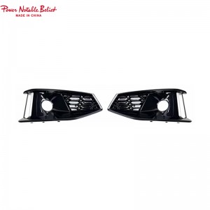 RS4 fog light grill for Audi A4 Original Sline car ABS honeycomb fog grille 20-23