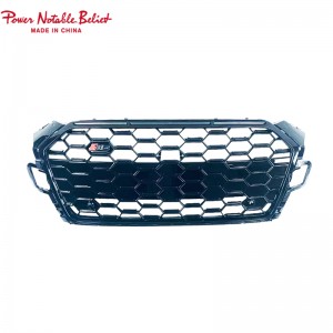 RS5 Front Bumper Grille For Audi A5 S5 B9PA Hood Front Bumper Grill