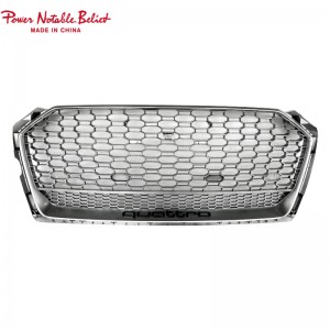 RS5 honeycomb grill for Audi A5 S5 B9 Auto parts front grille ABS material