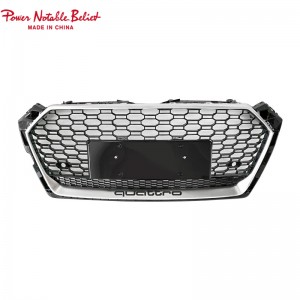 RS5 honeycomb grill for Audi A5 S5 B9 Auto parts front grille ABS material