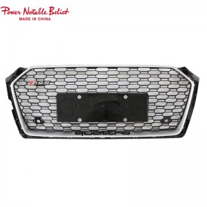 RS5 honeycomb grill for Audi A5 S5 B9 Auto parts front grille ABS material