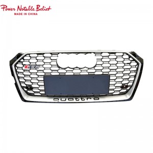 RS5 honeycomb grill for Audi A5 S5 B9 Auto parts front grille ABS material