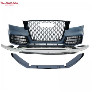 BUMER Stob Stomper airson Audi A5 B8 B8 le LIP aghaidh Grill Greill 2009-2011