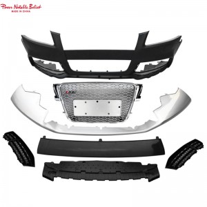 BUMER Stob Stomper airson Audi A5 B8 B8 le LIP aghaidh Grill Greill 2009-2011
