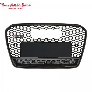 RS5 style front bumper grill for Audi A5 S5 B8.5 honeycomb grill RS frame quattro
