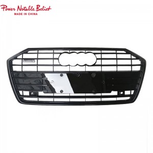 RS6 front bumper grille for audi A6 A6L S6 C8 honeycomb grill