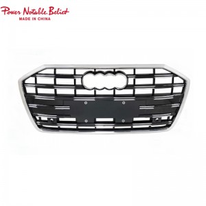 RS6 front bumper grille for audi A6 A6L S6 C8 honeycomb grill
