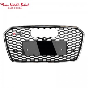 RS7 auto front grille for Audi A7 S7 C7.5 ABS material honeycomb car grill