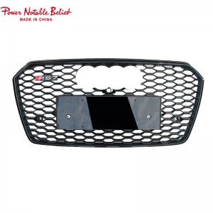 RS7 auto front grille for Audi A7 S7 C7.5 ABS material honeycomb car grill