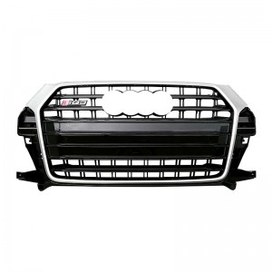 RSQ3 SQ3 ABS AUTO griyaj pou Audi Q3 2016-2019 radyatè siwo myèl griy devan grill eksepsyonèl