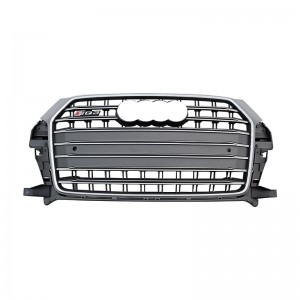 RSQ3 SQ3 ABS AUTO griyaj pou Audi Q3 2016-2019 radyatè siwo myèl griy devan grill eksepsyonèl