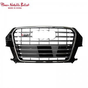 RSQ3 SQ3 style front honeycomb grille for Audi Q3 SQ3 2013-2015 upgrade grill