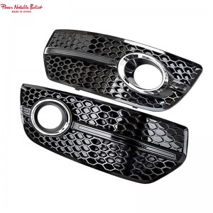 RSQ5 Fog grill for Audi Q5 SQ5 ABS fog honeycomb mesh grille 10-12