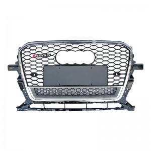 RSQ5 SQ5 honeycomb grills for Audi Q5 SQ5 B8.5 front bumper grille 2013-2018