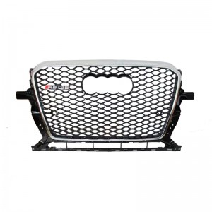 RSQ5 SQ5 honeycomb grills for Audi Q5 SQ5 B8.5 front bumper grille 2013-2018
