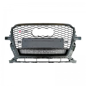 RSQ5 SQ5 honeycomb grills for Audi Q5 SQ5 B8.5 front bumper grille 2013-2018