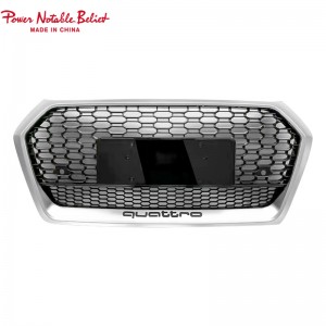 RSQ5 SQ5 style grill for Audi Q5 SQ5 B9 honeycomb front grille